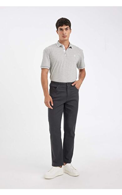 DeFacto Düz Paça Cepli Basic Düz Pantolon D1049AX24WNAR213