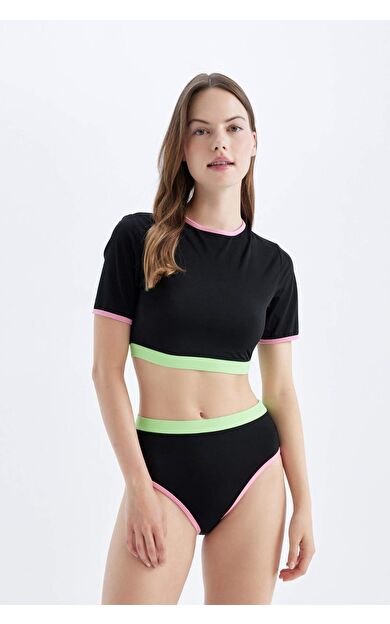 Fall in Love Regular Fit Sörf Bikini Altı D1085AXNSBK81