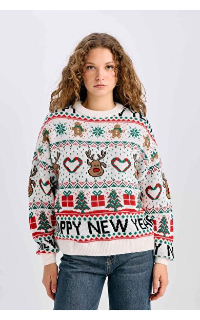 Regular Fit Bisiklet Yaka Triko Kazak