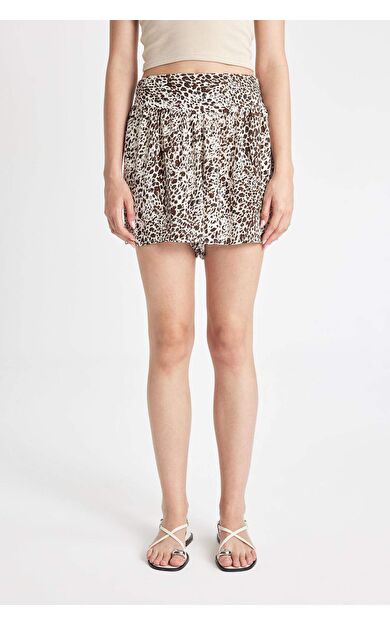 DeFactoFit Normal Bel Kısa Paça Maroken Şort