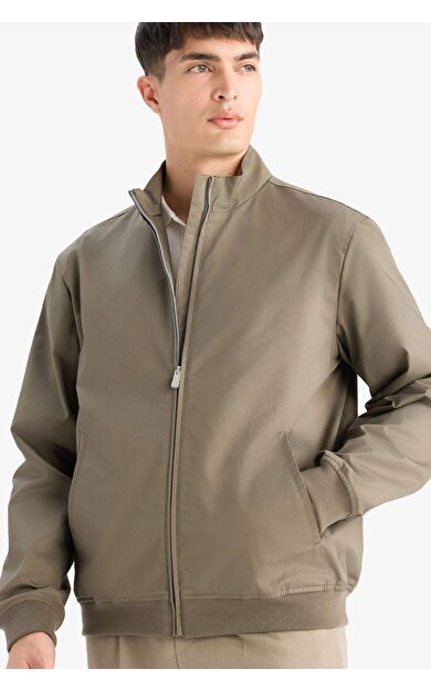 DeFacto Slim Fit Dar Kesim Dik Yaka Fermuarlı Mont D1238AX25AUKH207