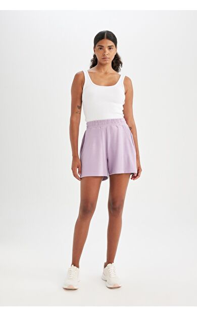 DeFacto DeFactoFit Standart Fit Sporcu Kısa Paça Modal Şort D1278AX24HSPR500
