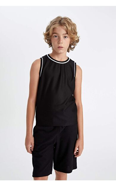 DeFactoFit Erkek Çocuk Bisiklet Yaka Atlet D1410A824HSBK81