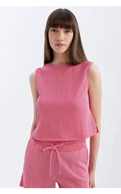 DeFacto Regular Fit Bisiklet Yaka Bürümcük Atlet D1523AX24SMPN160