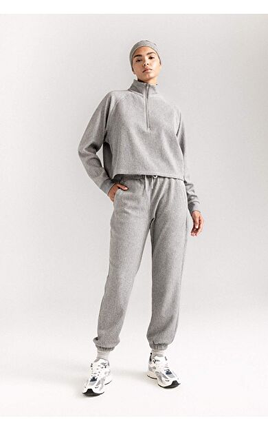DeFacto DeFactoFit Standart Fit Jogger Eşofman Altı D1707AX24AUGR93