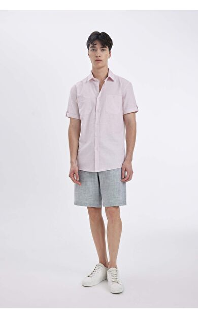 DeFactoFit Regular Kargo Düz Paça Pamuklu Bermuda