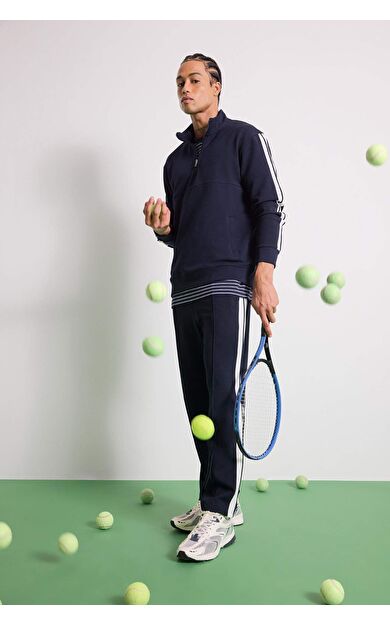 DeFactoFit Sporcu Jogger Eşofman Altı Standart Fit Standart Paça Beli Lastikli Cepli