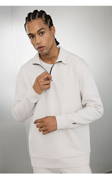 DeFacto DeFactoFit Standart Fit Dik Yaka Sporcu Sweatshirt D2022AX24AUBG721