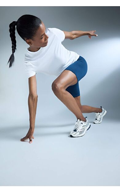 DeFactoFit Standart Fit Bisiklet Yaka Basic Düz  Sporcu Kısa Kollu Tişört