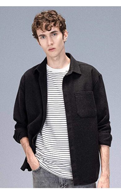 DeFacto Regular Fit Polo Yaka Uzun Kollu Gömlek D2622AX24AUAR104