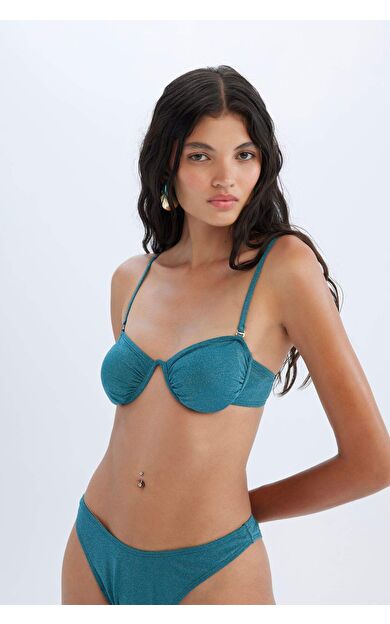 DeFacto DeFactoFit Fall in Love Regular Fit Bikini Üstü D2638AX24HSGN1020