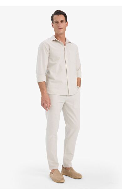 DeFacto Jogger Slim Fit Jogger Paça Pamuklu Pantolon D2671AX25AUBG672