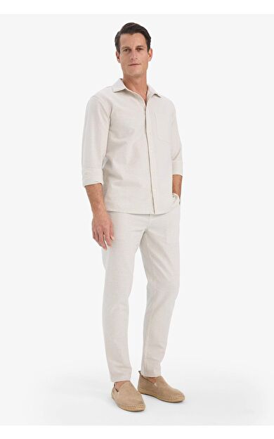 DeFacto Jogger Slim Fit Jogger Paça Pamuklu Pantolon D2671AX25AUBG672