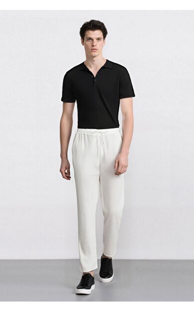 DeFacto Yazlık Jogger Pantolon Slim Fit Dar Kesim Pamuklu Cepli