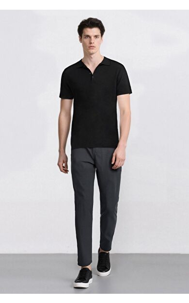 DeFacto Yazlık Jogger Pantolon Slim Fit Dar Kesim Düz Paça Pamuklu Cepli D2671AX25SMGR439