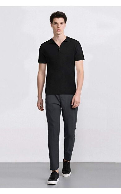 DeFacto Yazlık Jogger Pantolon Slim Fit Dar Kesim Düz Paça Pamuklu Cepli D2671AX25SMGR439