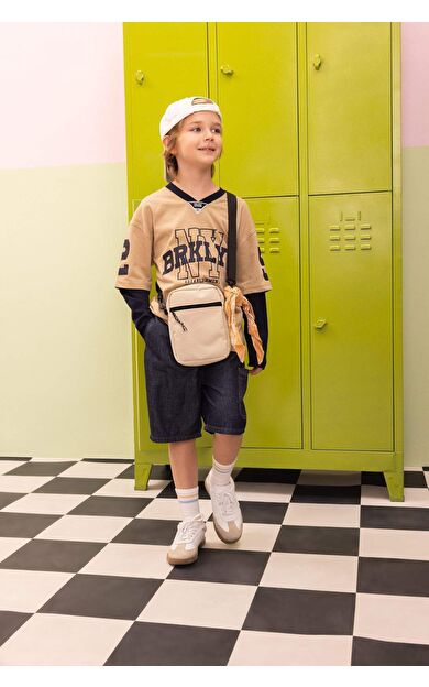 DeFactoFit Erkek Çocuk Jean Şort D2687A824SMNM34