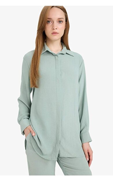 DeFacto Relax Fit Uzun Kollu Tunik