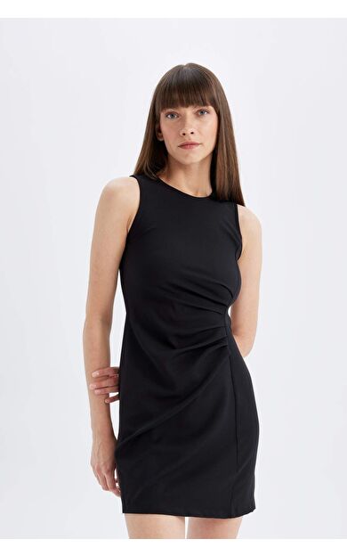 Bodycon Kolsuz Mini Elbise
