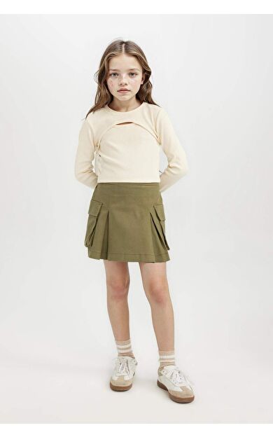 Kız Çocuk Gabardin Etek D3212A824WNKH262