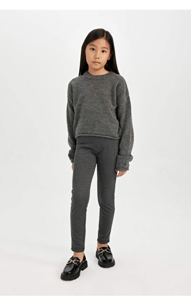 DeFacto Kız Çocuk Standart Boy Tayt D3236A824WNBK81