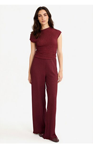 DeFacto Wide Leg Bürümcük Trousers D3570AX25AUBR237