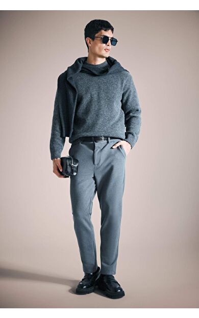 Tailored Regular Fit Düz Paça Pantolon
