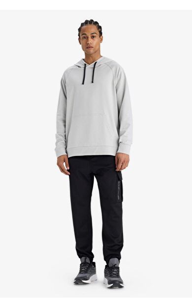 DeFacto DeFactoFit Standart Fit Beli Bağcıklı Üç Cepli Sporcu Jogger Eşofman Altı