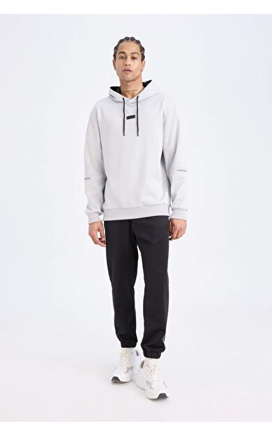 DeFacto DeFactoFit Standart Fit Sporcu Jogger Eşofman Altı Cepli Beli Paçası Lastikli