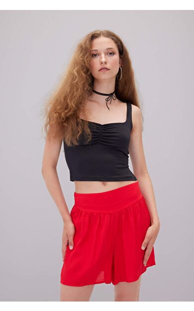 DeFactoFit Fitted Kalp Yaka Atlet