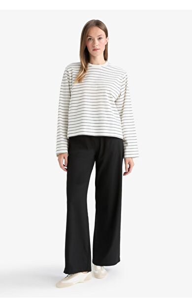 DeFacto Wide Leg Geniş Bol Paça Pantolon D4150AX25AUBK27