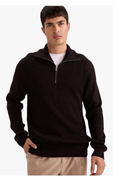 Standart Fit Balıkçı Yaka Triko Kazak