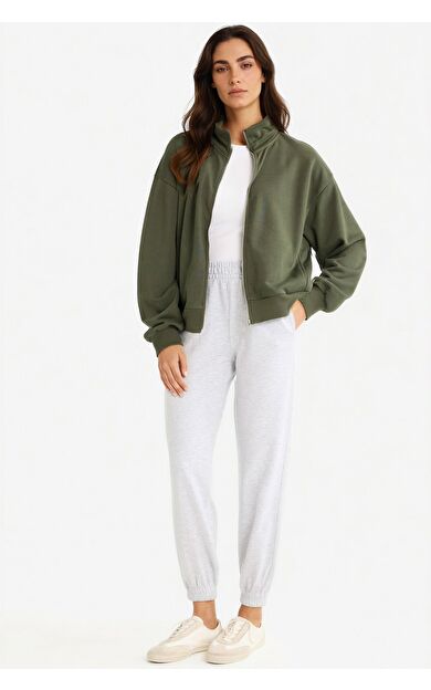 DeFacto Jogger Fit Basic Düz Cepli Sweatshirt Kumaşı Pantolon