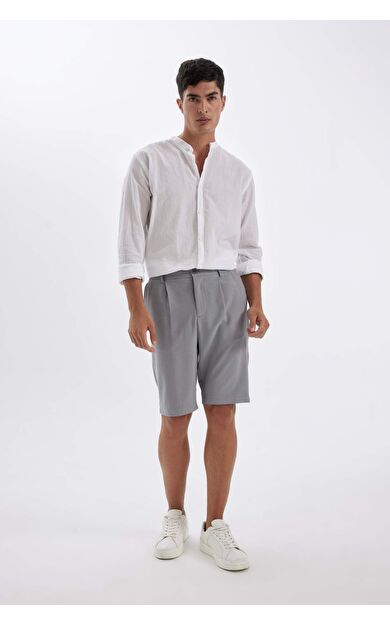 DeFacto DeFactoFit Krinkıl Bermuda Şort D4262AX24SMGR453