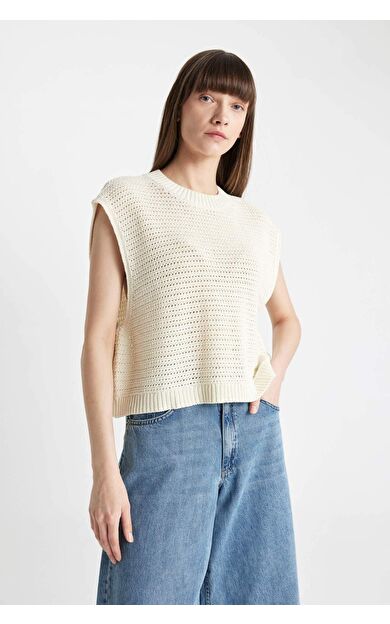 DeFactoFit Relax Fit Kolsuz Süveter