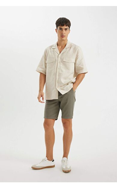 DeFactoFit Pamuklu Bermuda Şort