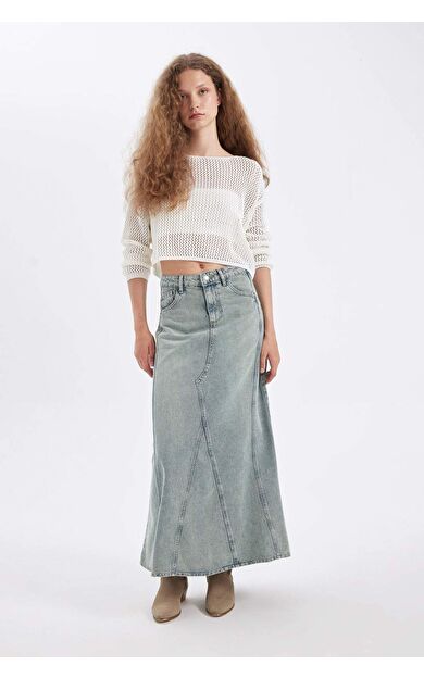 DeFacto Fashion Fit Jean Maxi Etek