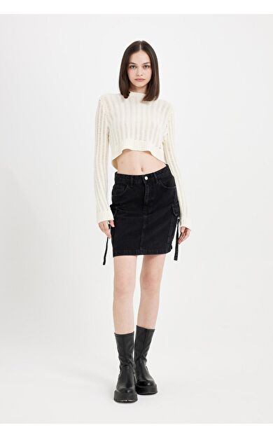 DeFacto Fashion Fit Jean Mini Etek