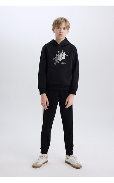 DeFacto Erkek Çocuk Regular Fit Kalın Sweatshirt Kumaşı Pantolon D4444A8NSBK81