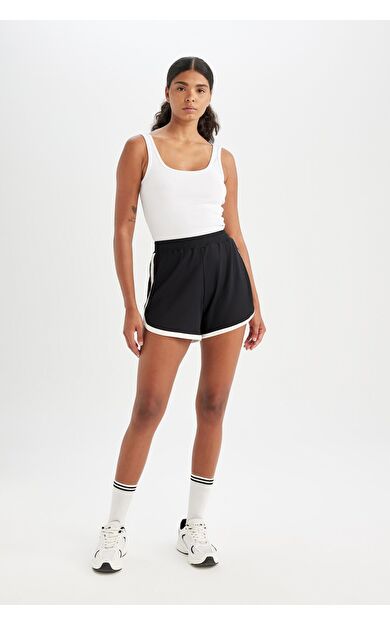DeFacto DeFactoFit Sporcu Kısa Paça Şort D4489AX24HSBK81
