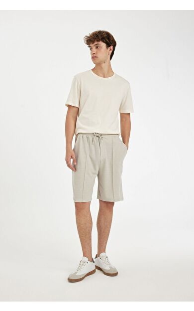 DeFacto DeFactoFit Relax Fit Penye Bermuda D4760AX24HSGR437