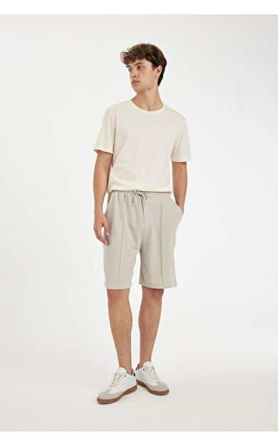 DeFacto DeFactoFit Relax Fit Penye Bermuda D4760AX24HSGR437