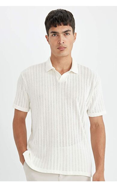 DeFacto DeFactoFit Regular Fit Polo Yaka Triko Polo Tişört