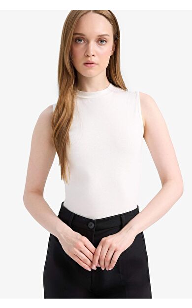 DeFacto Bisiklet Yaka Kısa Kollu Tunik D4894AX25SMER102