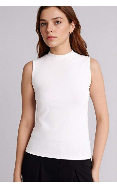 Bisiklet Yaka Kısa Kollu Tunik