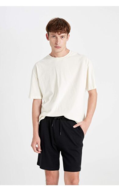 DeFacto Relax Fit Şort D5104AX24SMBK81