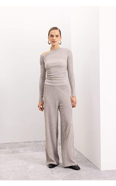 DeFacto Wide Leg Bürümcük Pantolon D5141AX24AUGR302