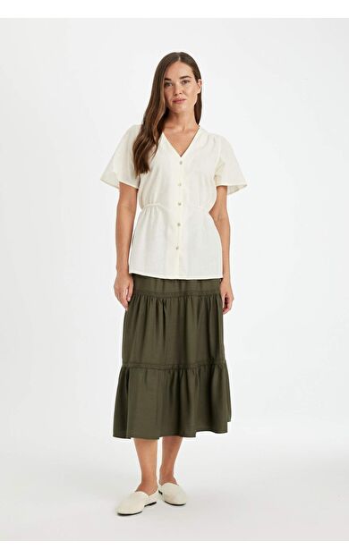 DeFacto Regular Fit Belmando Midi Etek