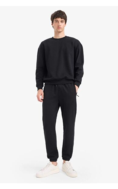 Slim Fit Dar Kesim Fermuar Cepli Pike Pantolon