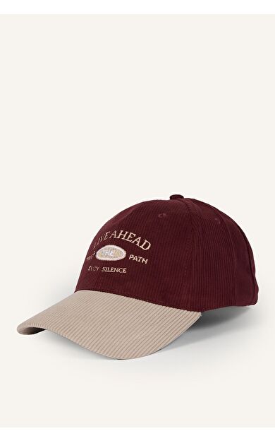 DeFacto Erkek Fitilli Kadife Cap Şapka